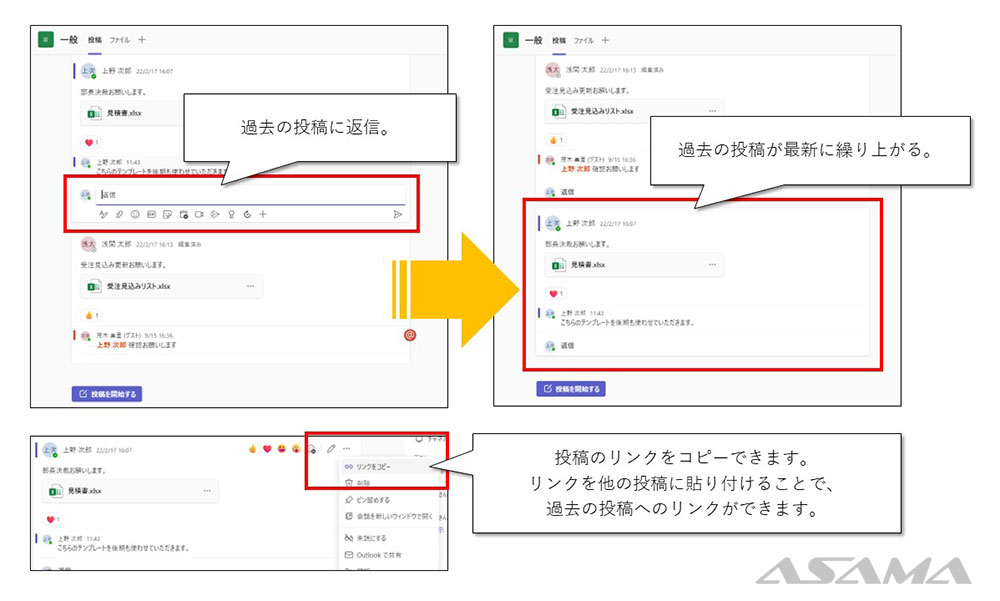 過去の投稿の再利用