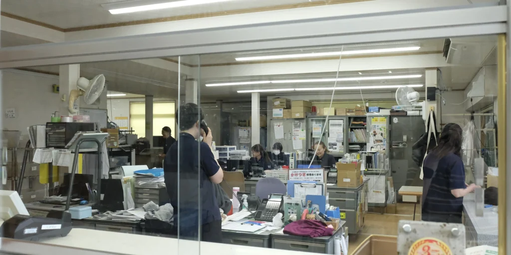 写真:不二ドライ本社の事務所の様子